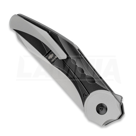 Coltello pieghevole Bestech Excentric - Beadblast - Titanium, nero