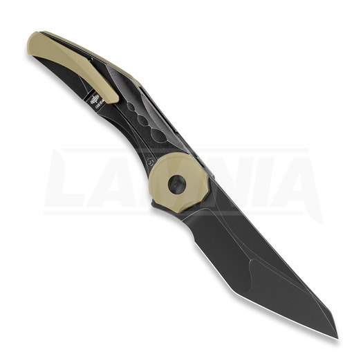 Coltello pieghevole Bestech Excentric - Blackwash - Titanium, nero