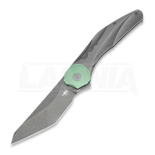 Bestech Excentric - Blastwash - Titanium סכין מתקפלת, אפור