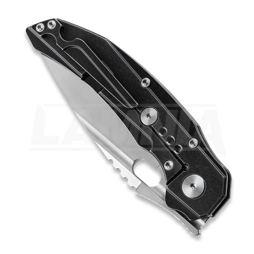Bestech Exploit - Satin - Titanium sulankstomas peilis, juoda