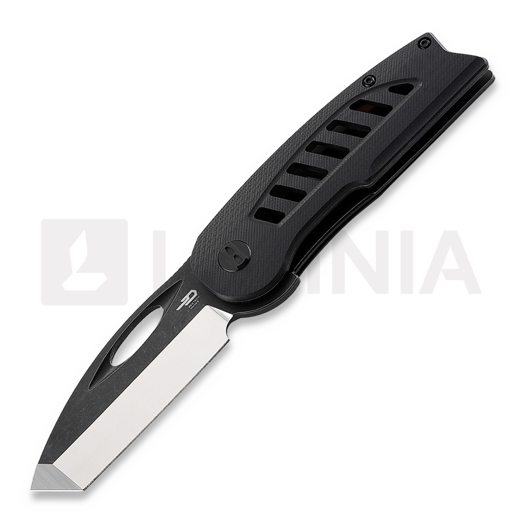 Bestech Explorer - Blackwash + Satin - G10 접이식 나이프, 검정