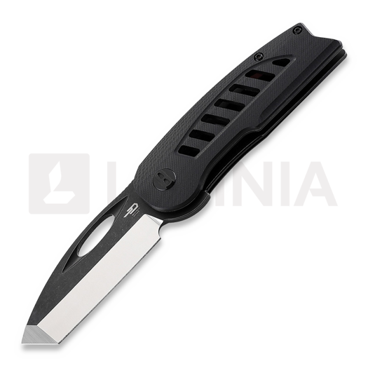 Bestech Explorer - Blackwash + Satin - G10 접이식 나이프, 검정