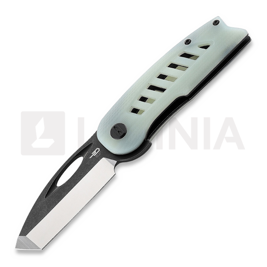 Bestech Explorer - Blackwash + Satin - G10 접이식 나이프, transparent
