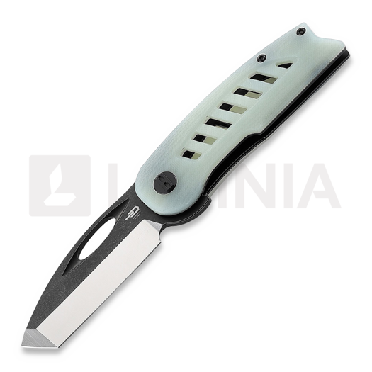 Liigendnuga Bestech Explorer - Blackwash + Satin - G10, transparent