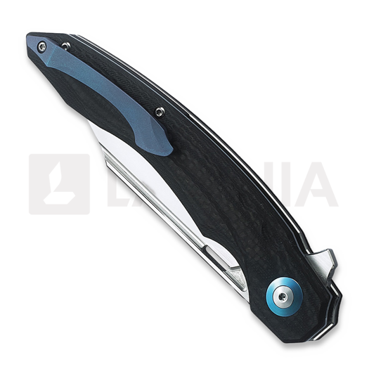 Bestech Fanga - Satin - G10 + CF foldekniv, sort