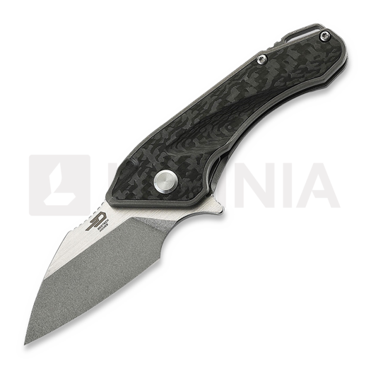 Bestech Goblin - Satin + Stonewash - CF 접이식 나이프