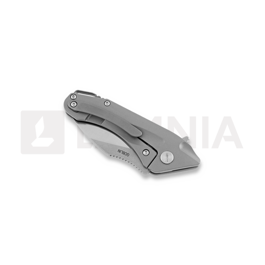 Bestech Goblin - Satin + Stonewash - CF sulankstomas peilis