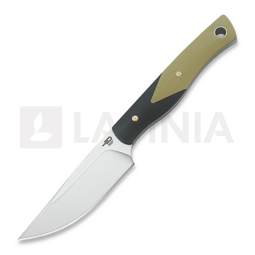 Bestech Heidi Blacksmith #1 - Satin - G10, beige, ดำ