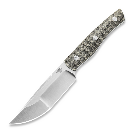 Bestech Heidi Blacksmith #2 - Satin - Canvas Micarta