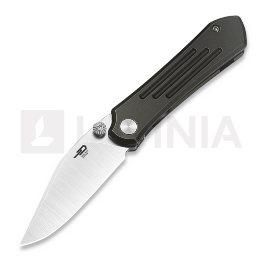 Bestech Icarus, Black/Bronze Stonewashed Titanium, Satin