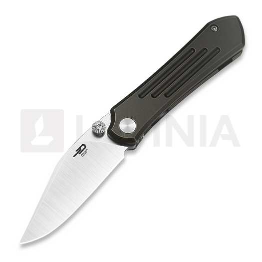 Bestech Icarus, Black/Bronze Stonewashed Titanium, Satin