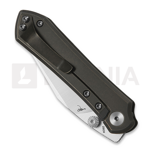 Bestech Icarus, Black/Bronze Stonewashed Titanium, Satin