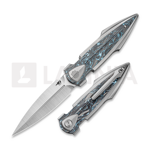 Bestech IKA Dagger - Satin - CF kääntöveitsi, Blue Marble