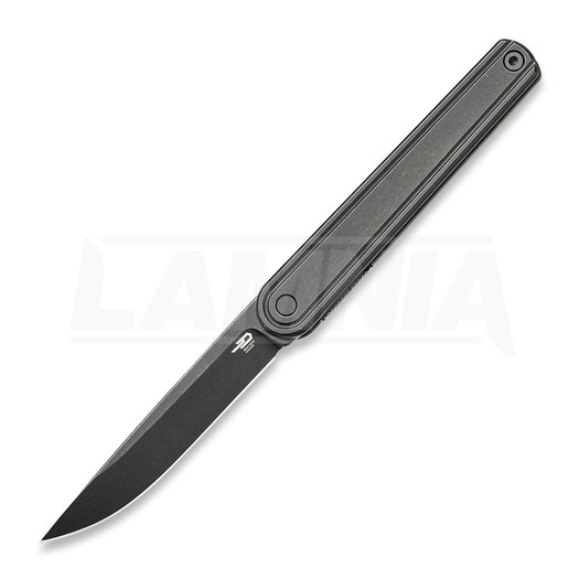 มีดพับ Bestech Ink - Blackwash - Titanium, ดำ