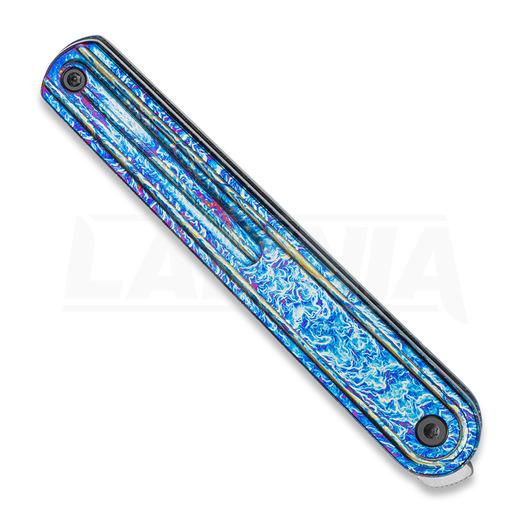 Bestech Ink - Hand Rubbed Satin - Titanium sulankstomas peilis, lightning strike