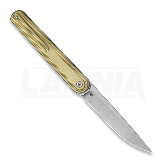 Bestech Ink - Satin + Stonewash - Titanium sulankstomas peilis, bronzed