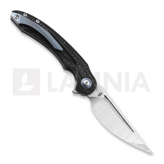 Zav&iacute;rac&iacute; nůž Bestech Irida - Satin - CF, čern&aacute;