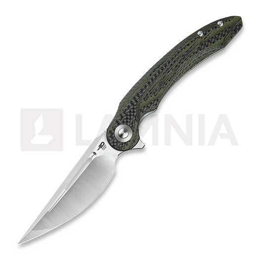 Coltello pieghevole Bestech Irida - Satin - CF, verde