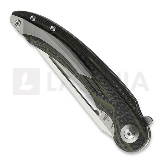 Bestech Irida - Satin - CF kääntöveitsi, vihreä