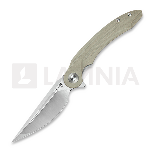 Bestech Irida - Satin - G10 folding knife, beige