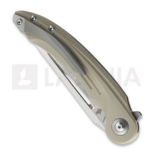 Zav&iacute;rac&iacute; nůž Bestech Irida - Satin - G10, beige