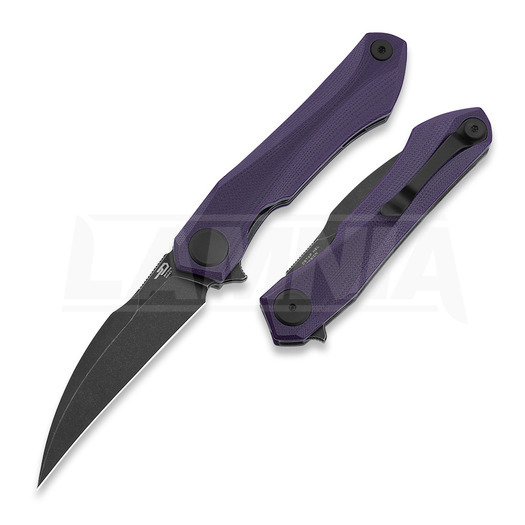 Liigendnuga Bestech Ivy - Blackwash - G10, purpurne