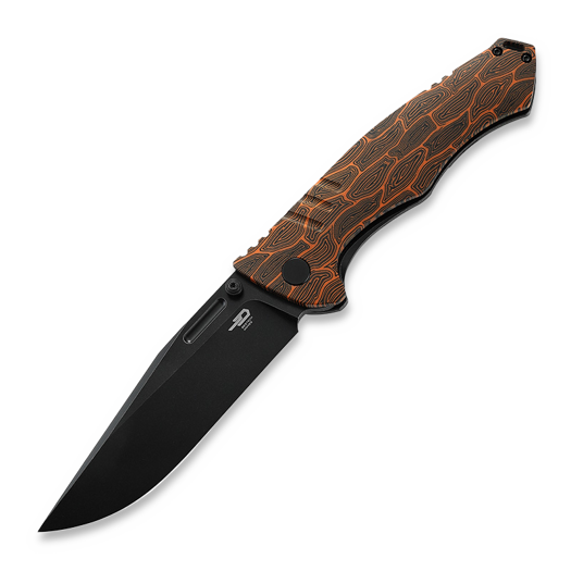 Bestech Keen II - Blackwash - G10, 주황, 검정