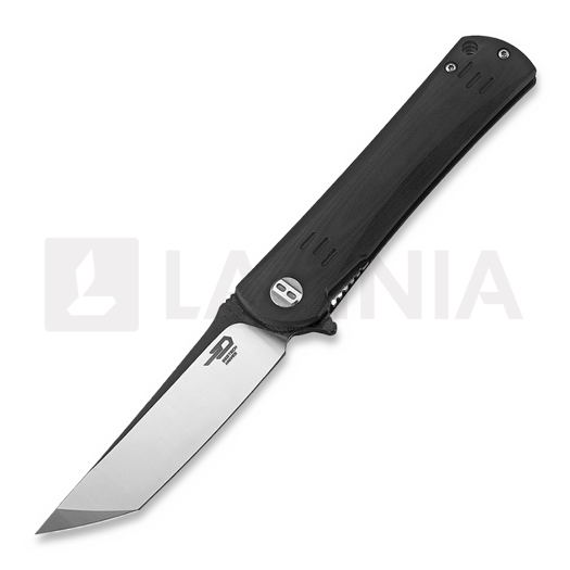 Skladací nôž Bestech Kendo - Blackwash + Satin - G10, čierna