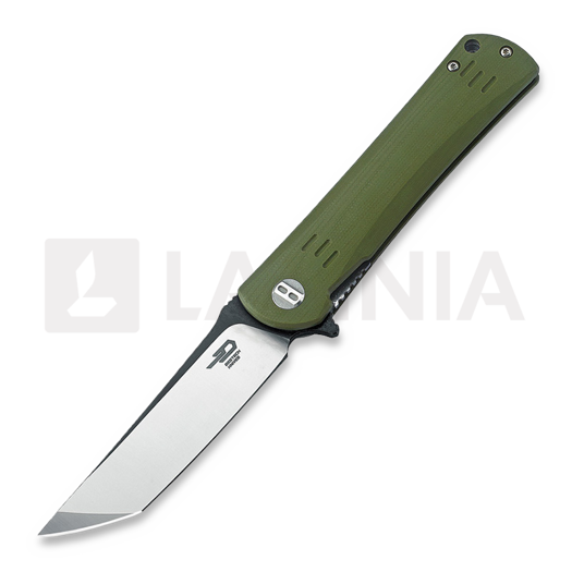 Bestech Kendo - Blackwash + Satin - G10 fällkniv, grön