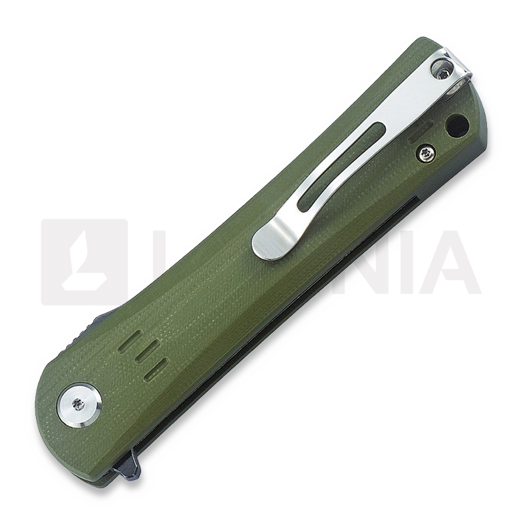 Zavírací nůž Bestech Kendo - Blackwash + Satin - G10, zelená