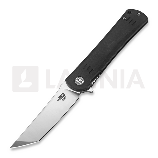Coltello pieghevole Bestech Kendo - Stonewash + Satin - G10, nero