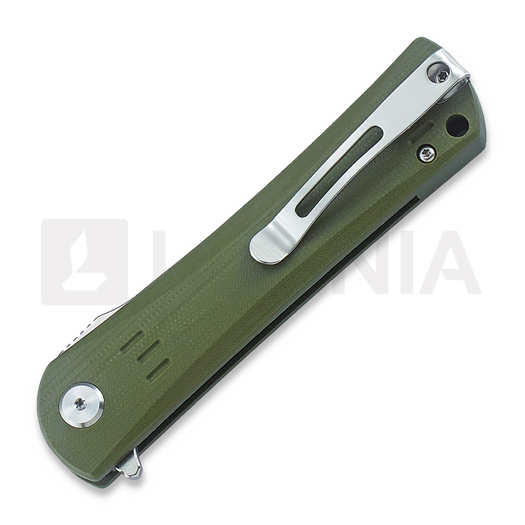 Bestech Kendo - Stonewash + Satin - G10 sulankstomas peilis, žalia