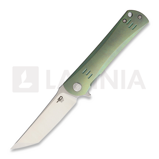 Briceag Bestech Kendo - Satin + Stonewash - Titanium, verde