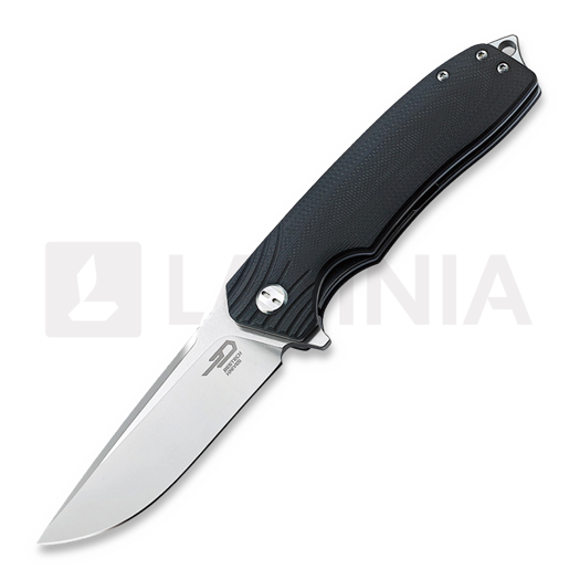 Сгъваем нож Bestech Lion - Satin + Stonewash - G10, черен