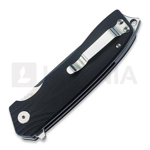 Coltello pieghevole Bestech Lion - Satin + Stonewash - G10, nero