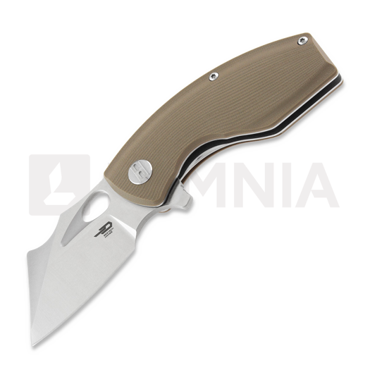 Briceag Bestech Lizard - Beadblast + Satin - G10, beige