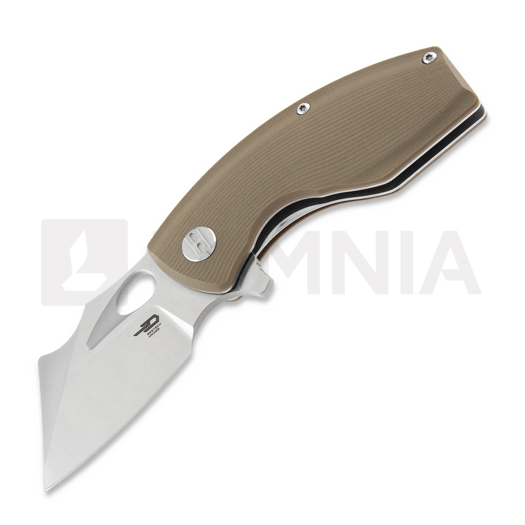 Nóż składany Bestech Lizard - Beadblast + Satin - G10, beige
