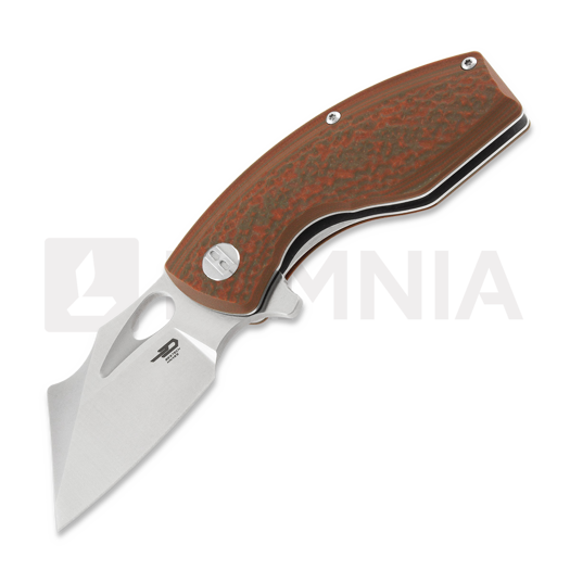 Zavírací nůž Bestech Lizard - Beadblast + Satin - G10, oranžová, zelená