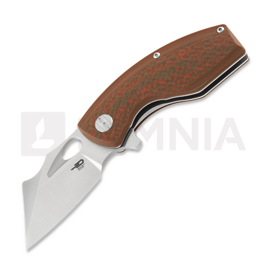 Bestech Lizard - Beadblast + Satin - G10 kääntöveitsi, oranssi, vihreä