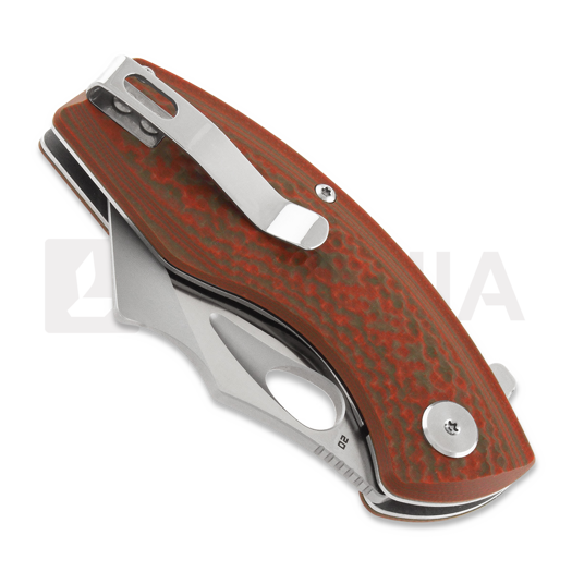 Zav&iacute;rac&iacute; nůž Bestech Lizard - Beadblast + Satin - G10, oranžov&aacute;, zelen&aacute;