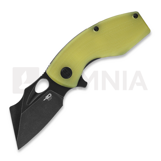 Coltello pieghevole Bestech Lizard - Blackwash - G10, lime green