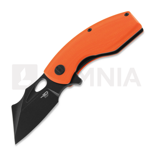 Saliekams nazis Bestech Lizard - Blackwash - G10, oranžs