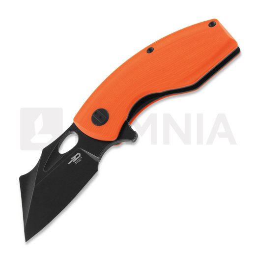 Bestech Lizard - Blackwash - G10 kääntöveitsi, oranssi