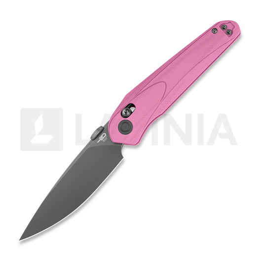 Nóż składany Bestech Mothus - Dark Grey PVD - G10, pink