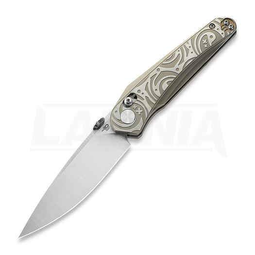 Nóż składany Bestech Mothus - Satin - Titanium, bronzed