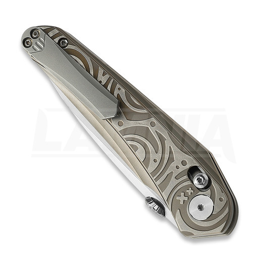 Bestech Mothus - Satin - Titanium sulankstomas peilis, bronzed