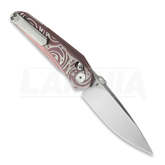 Coltello pieghevole Bestech Mothus - Satin - Titanium, porpora