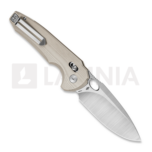 Bestech Noctar - Satin - G10 vouwmes, kaki