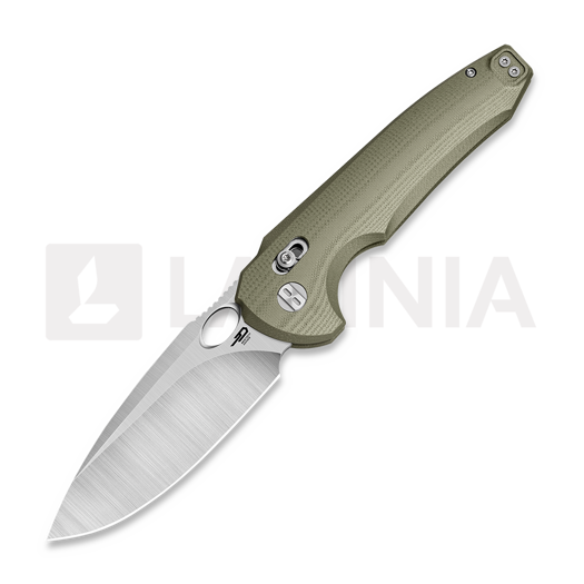 Saliekams nazis Bestech Noctar - Satin - G10, zaļš