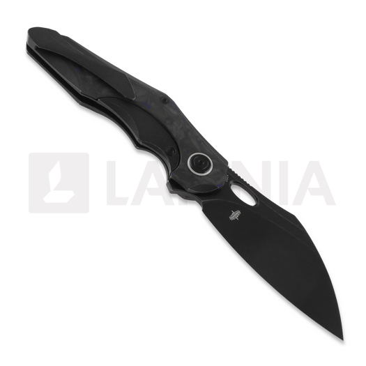 Zav&iacute;rac&iacute; nůž Bestech Nogard - Blackwash - Black Blue Marble CF